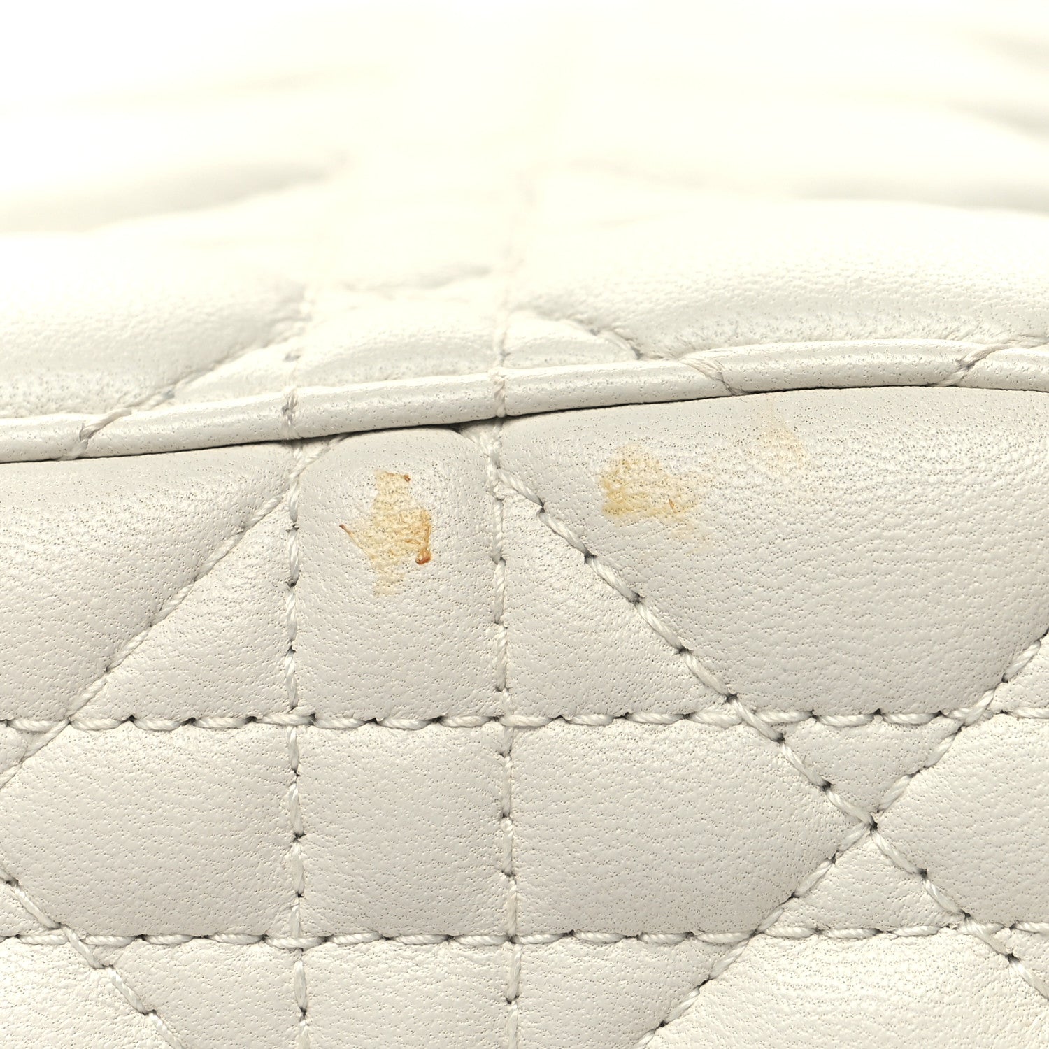 Christian Dior Lambskin Cannage Small My ABCDior Lady Dior White 12 of 13