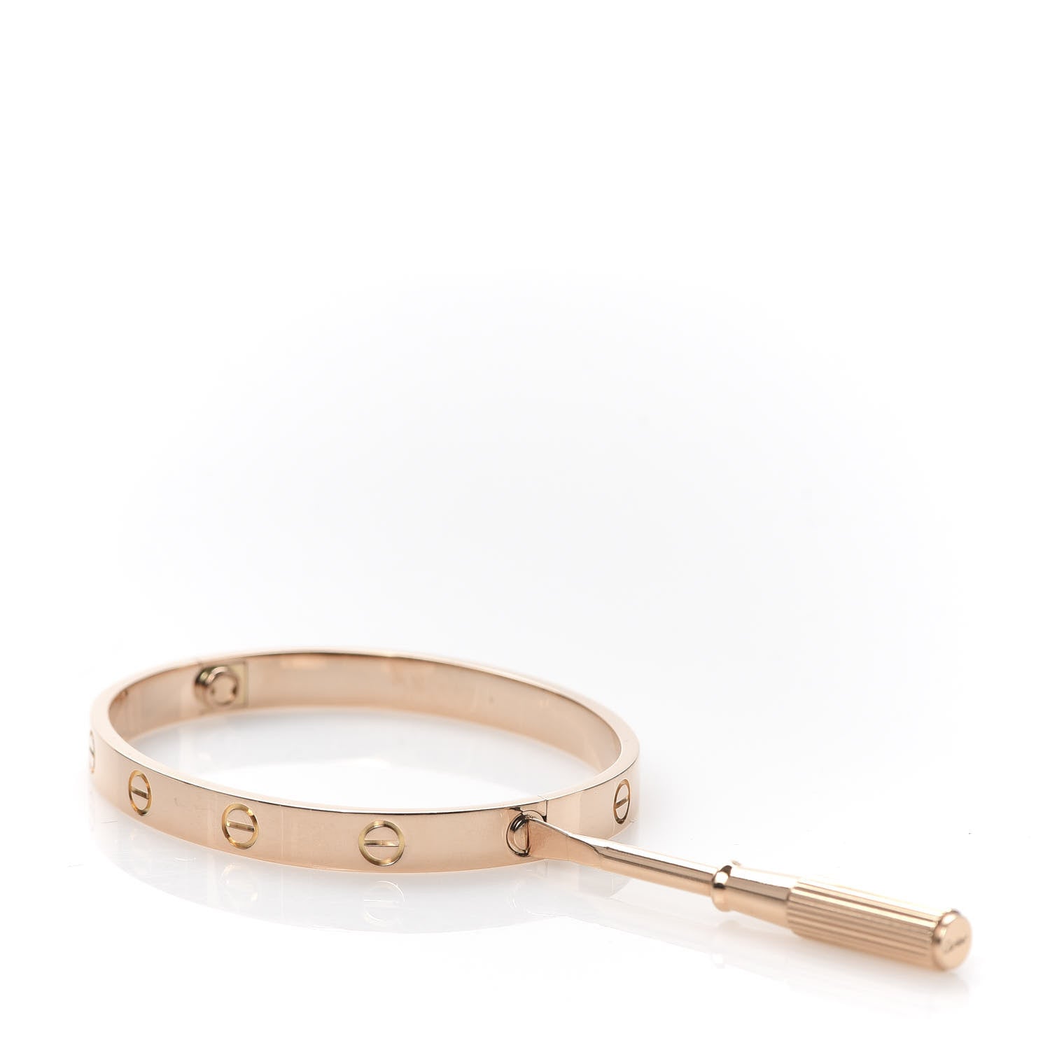 Cartier 18K Pink Gold LOVE Bracelet 17 4 of 6