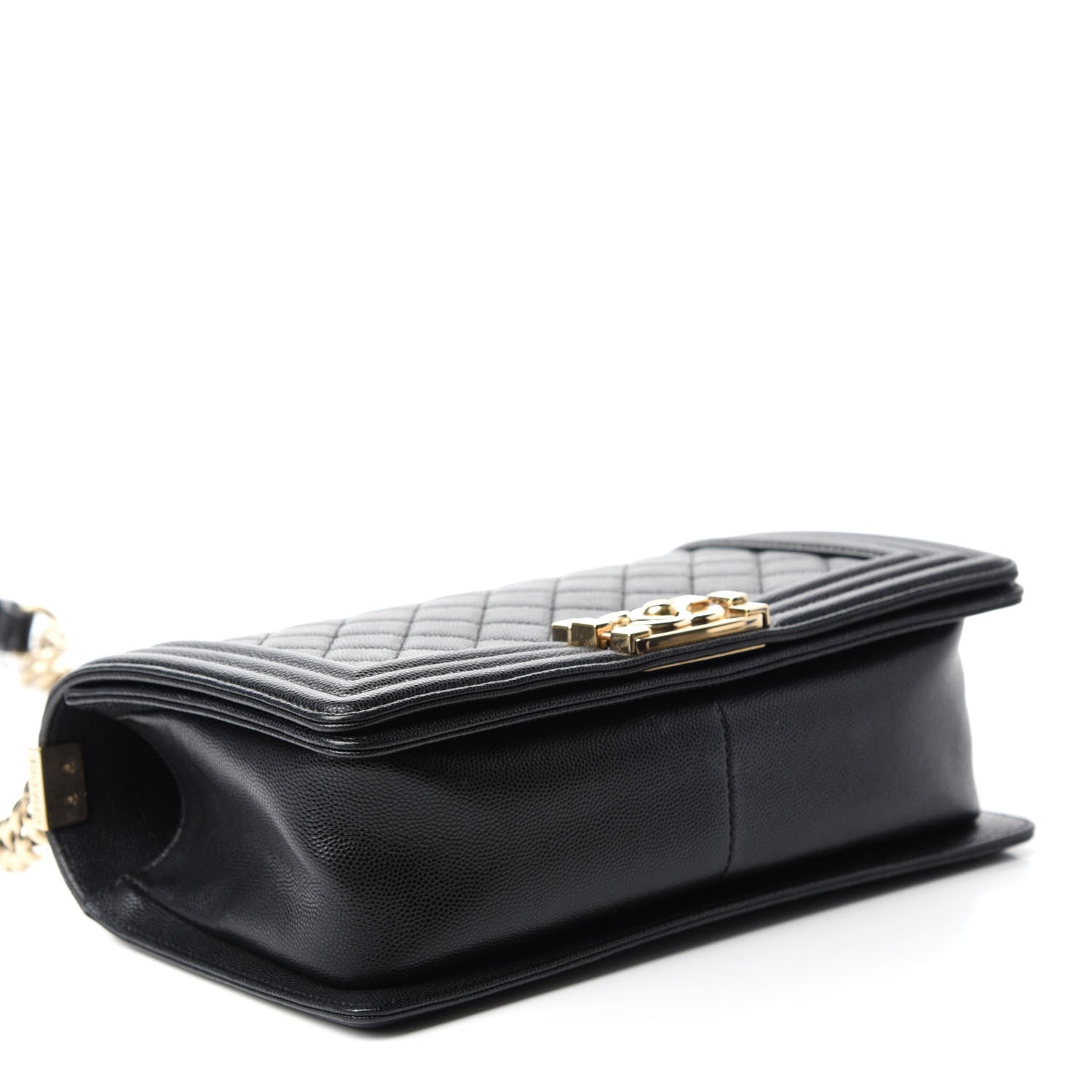 Chanel Caviar Quilted Medium Boy Flap Black 4 of 10