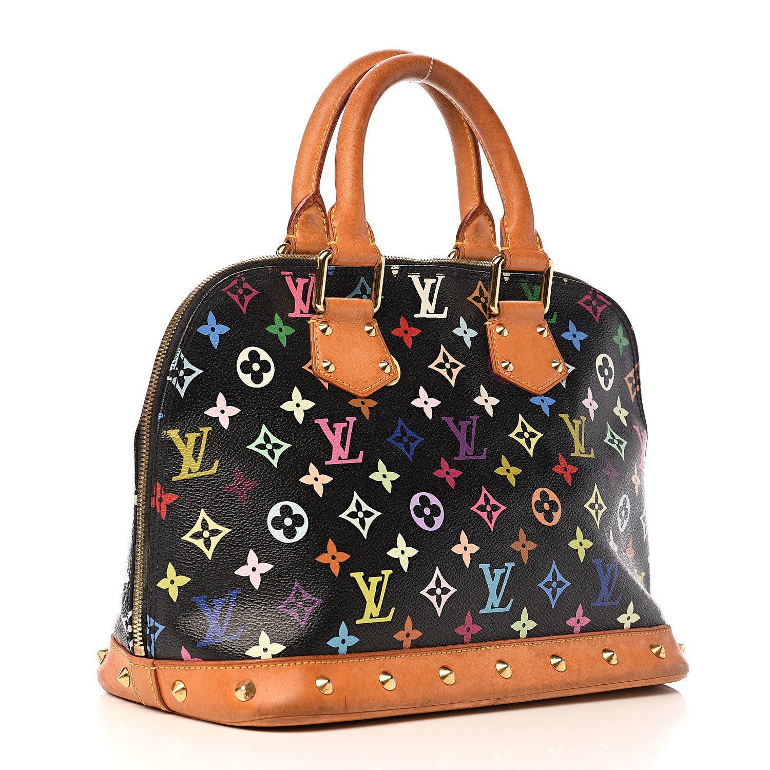 Louis Vuitton Monogram Multicolor Alma Black 2 of 18