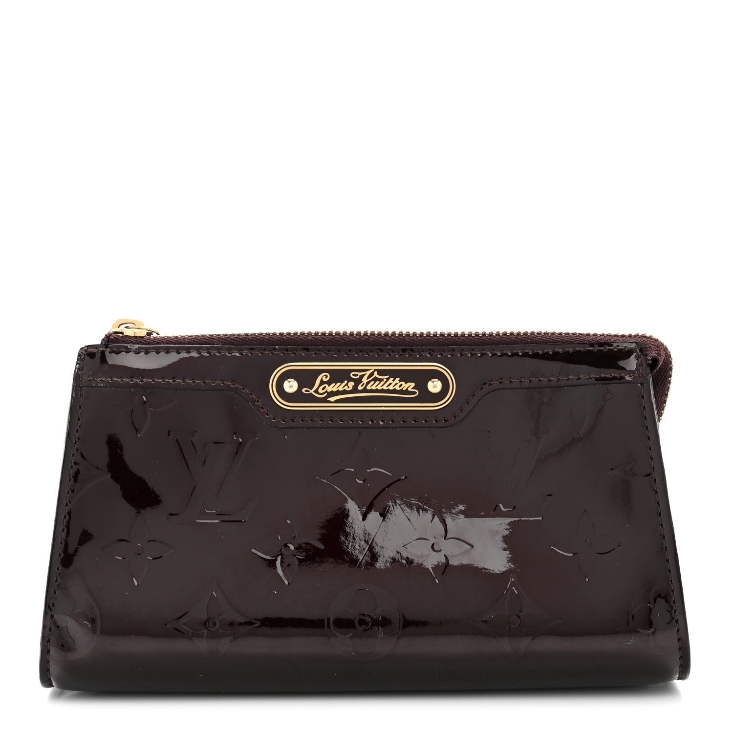 Louis Vuitton Vernis Trousse Cosmetic Pouch Amarante 1 of 10