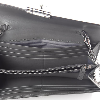 MCM Visetos Large Patricia Wallet On Chain Phantom Grey 5 of 8