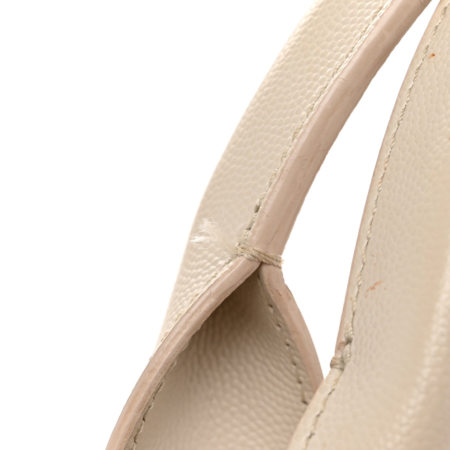 Chanel Caviar Medium Studded Deauville Tote Ivory 10 of 14