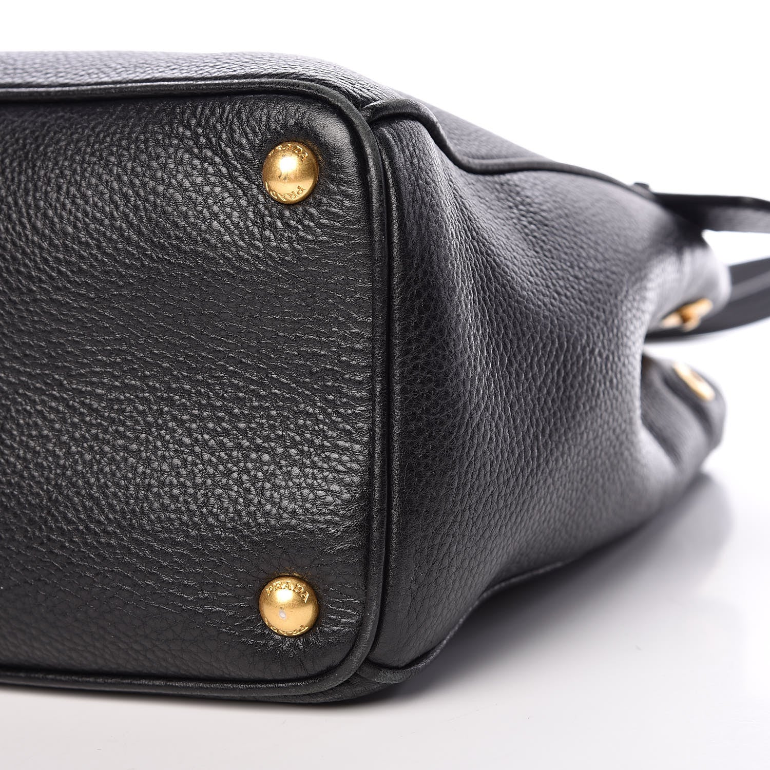 Prada Vitello Daino Large Double Zip Tote Nero Black 12 of 24