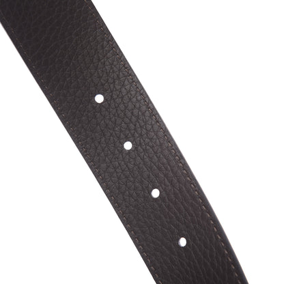 Louis Vuitton Taurillon Calfskin 30mm LV Initiales Reversible Belt 95 38 Black Navy 3 of 5
