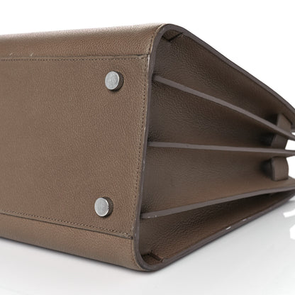 Saint Laurent Grained Calfskin Small Sac De Jour Taupe 9 of 10