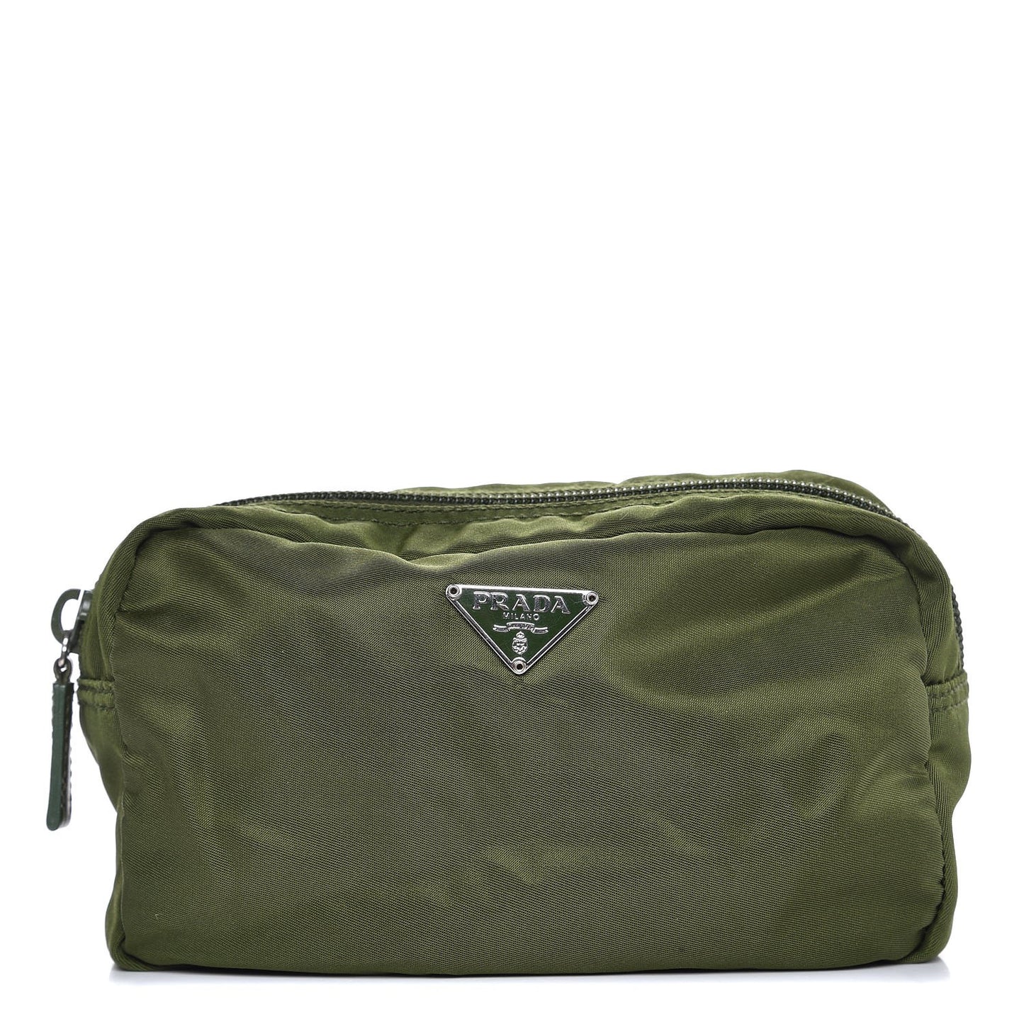 Nylon Vela Cosmetic Pouch Army