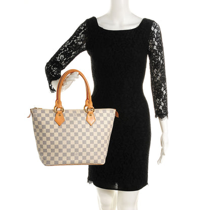 Louis Vuitton Damier Azur Saleya PM 2 of 7