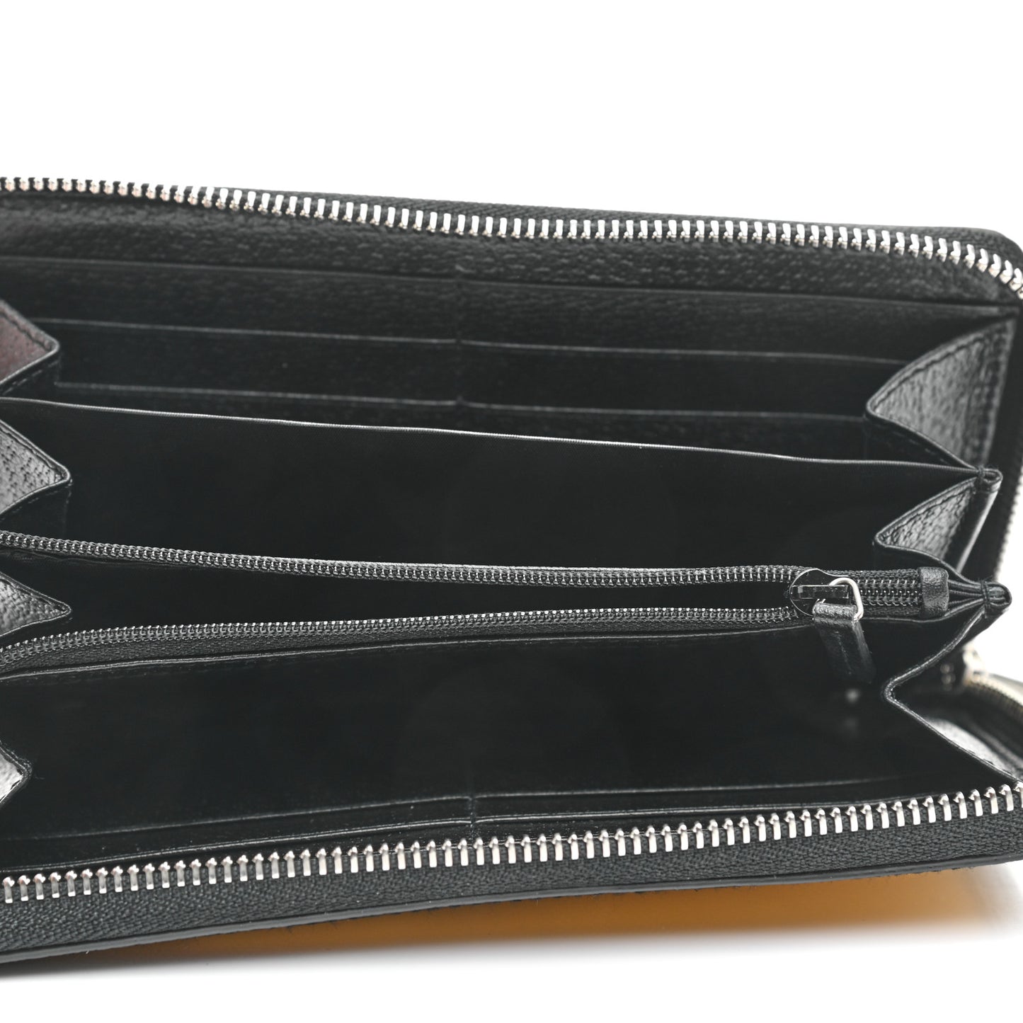 Econyl Nylon Monogram Off The Grid Zip Around Wallet Crop Black