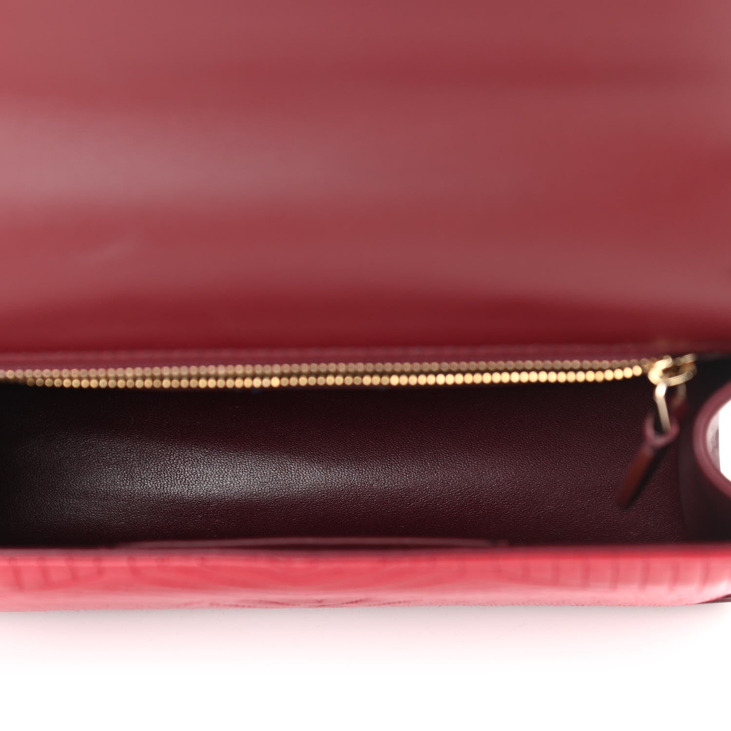 Bulgari Quilted Nappa Smooth Calfskin Serpenti Forever Diamond Blast Shoulder Bag Red 5 of 10