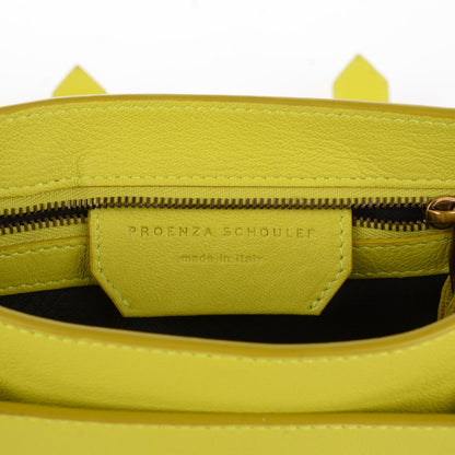 Proenza Schouler Lambskin PS1 Pouch Messenger Lemon 8 of 12