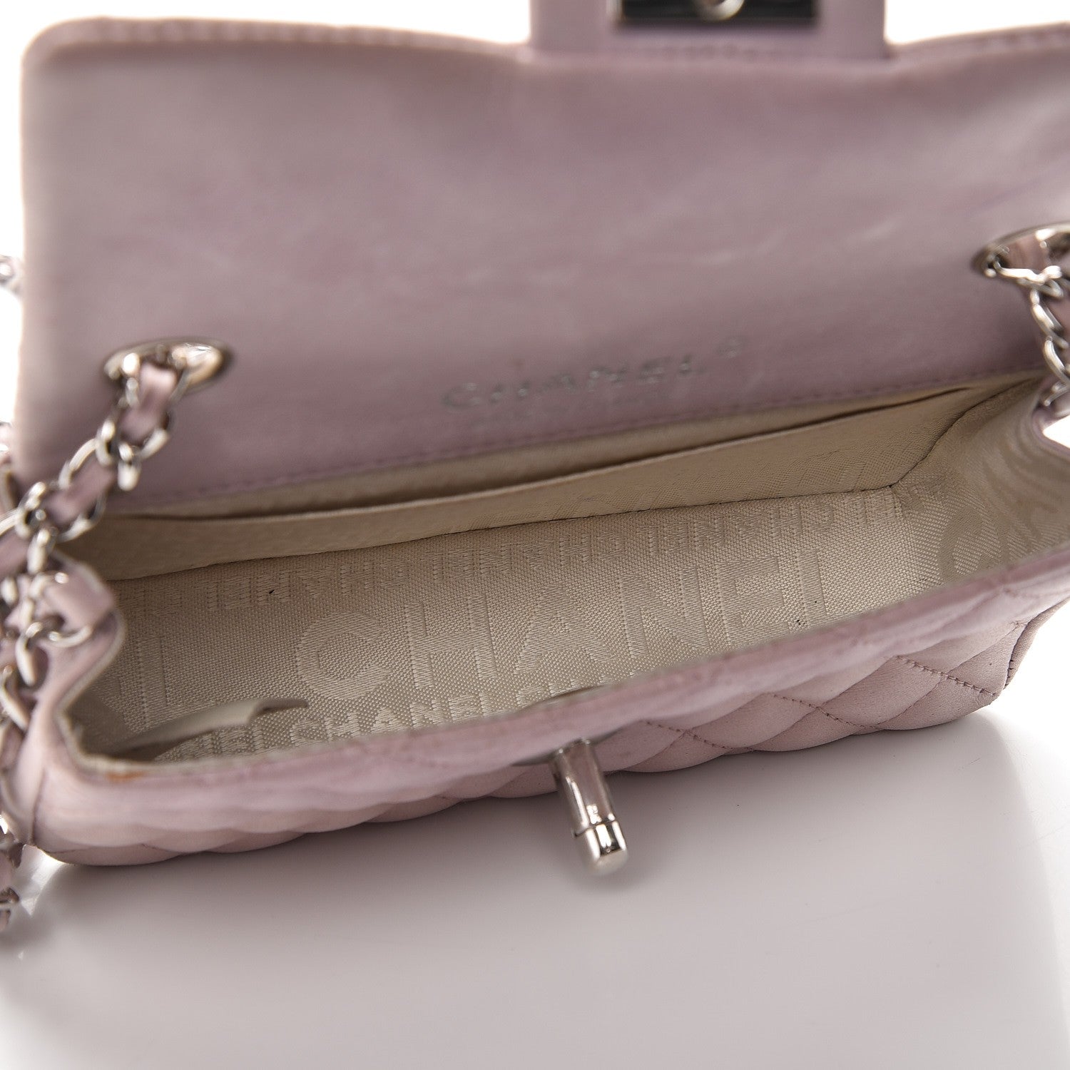 Chanel Lambskin Quilted Ladybug Extra Mini Flap Lavender 5 of 10