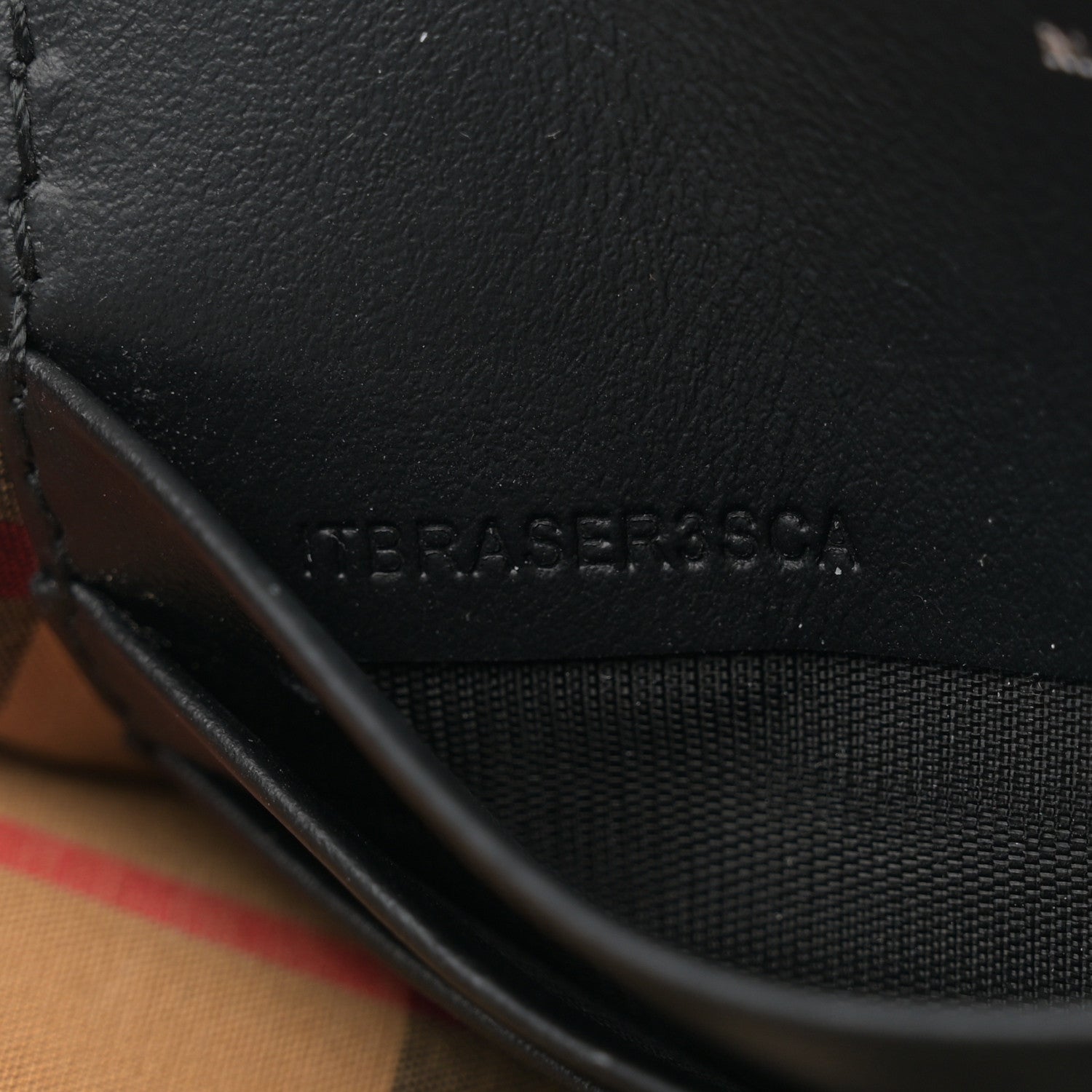 Burberry Grained Calfskin Peyton TB Crossbody Bag Black 7 of 11