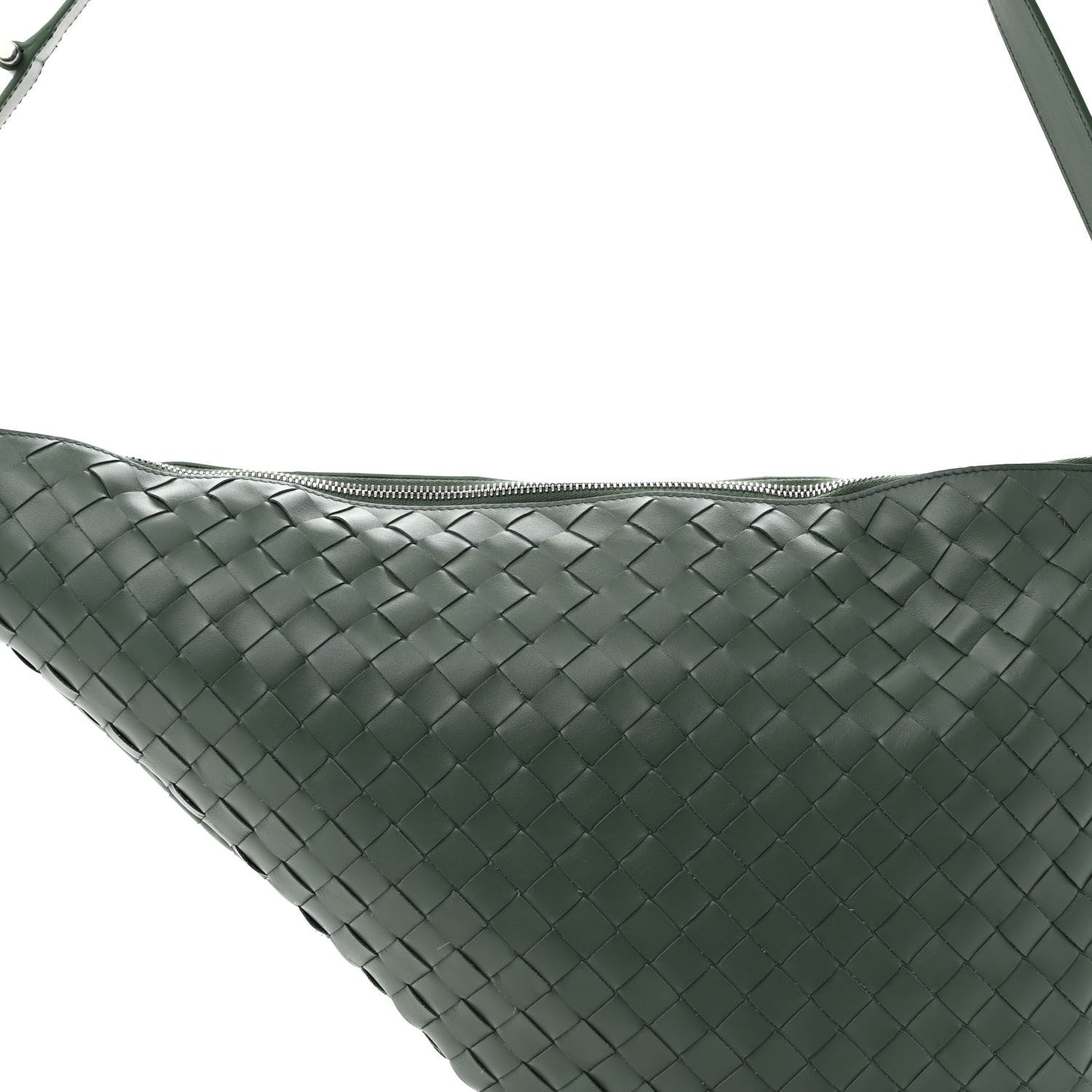 Bottega Veneta Calfskin Intrecciato Virgule New Sauge 8 of 11