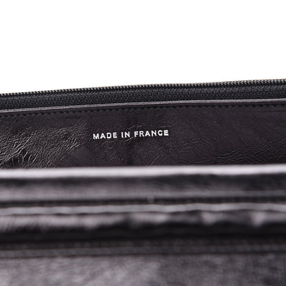 Chanel Aged Calfskin Quilted Reissue Wallet On Chain WOC So Black 6 of 10
