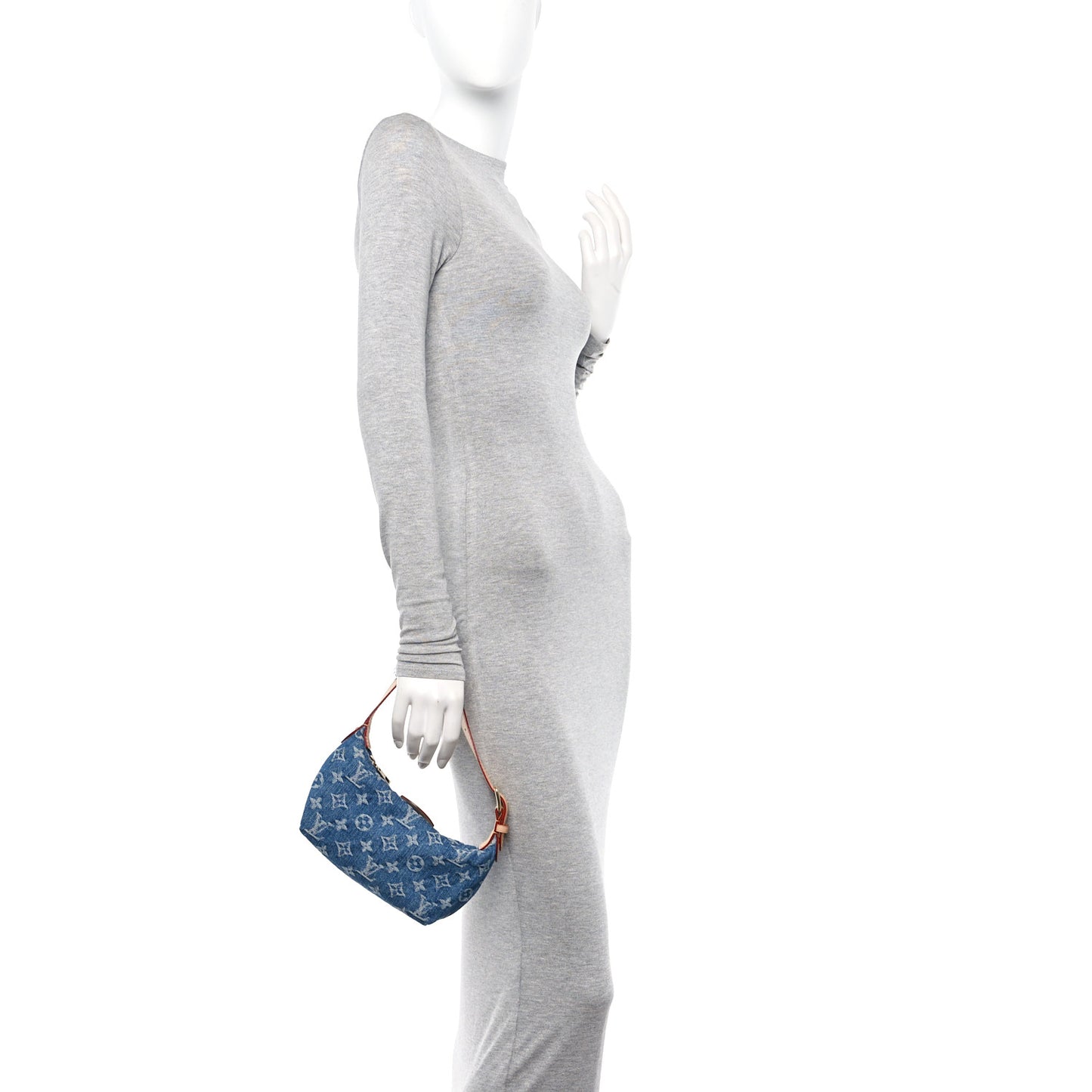Monogram Denim Hills Pochette Blue
