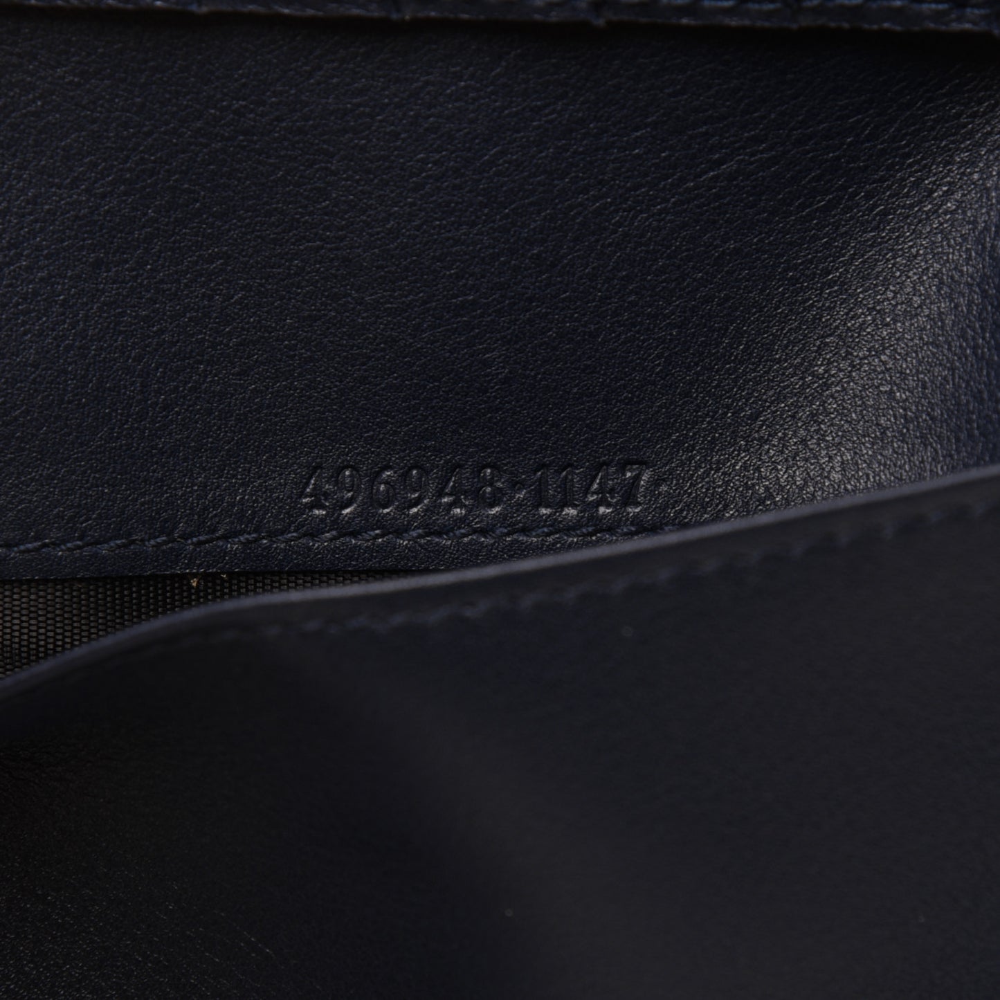 Microguccissima Passport Case Blue