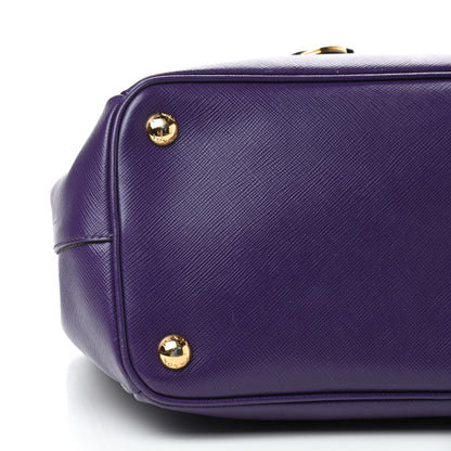 Prada Saffiano Galleria Double Zip Tote Viola 6 of 11