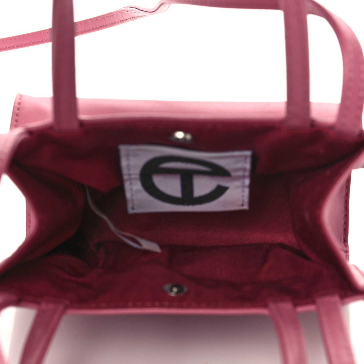 Telfar Vegan Leather Small Shopping Bag Corned Beef 5 of 9
