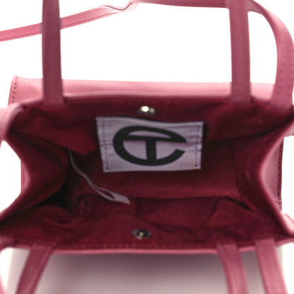 Telfar Vegan Leather Small Shopping Bag Corned Beef 5 of 9