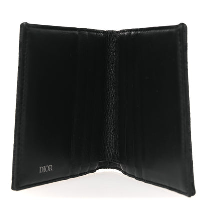 Christian Dior Oblique Bi-Fold Card Holder Black 5 of 7