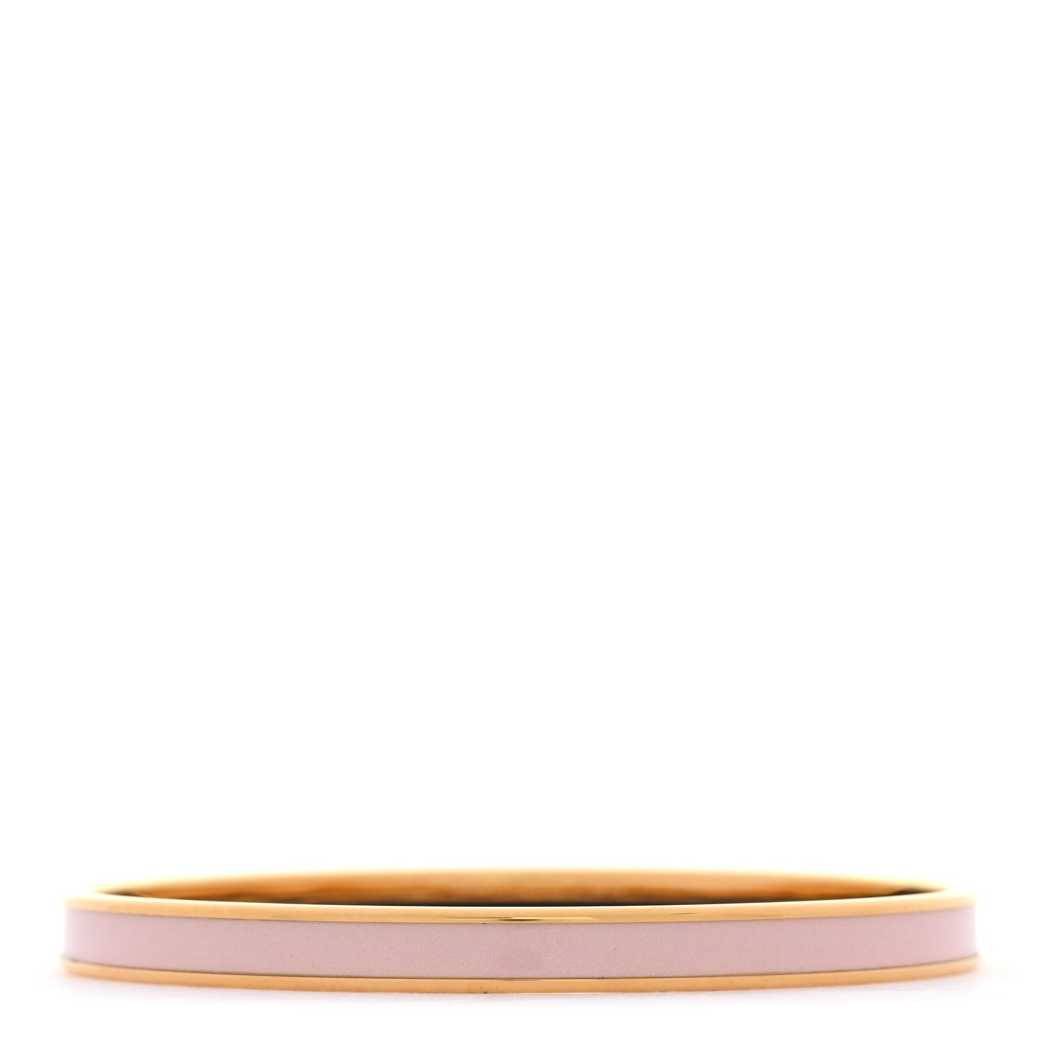 Hermes Enamel Uni Bangle 62 Rose Candeur 3 of 6