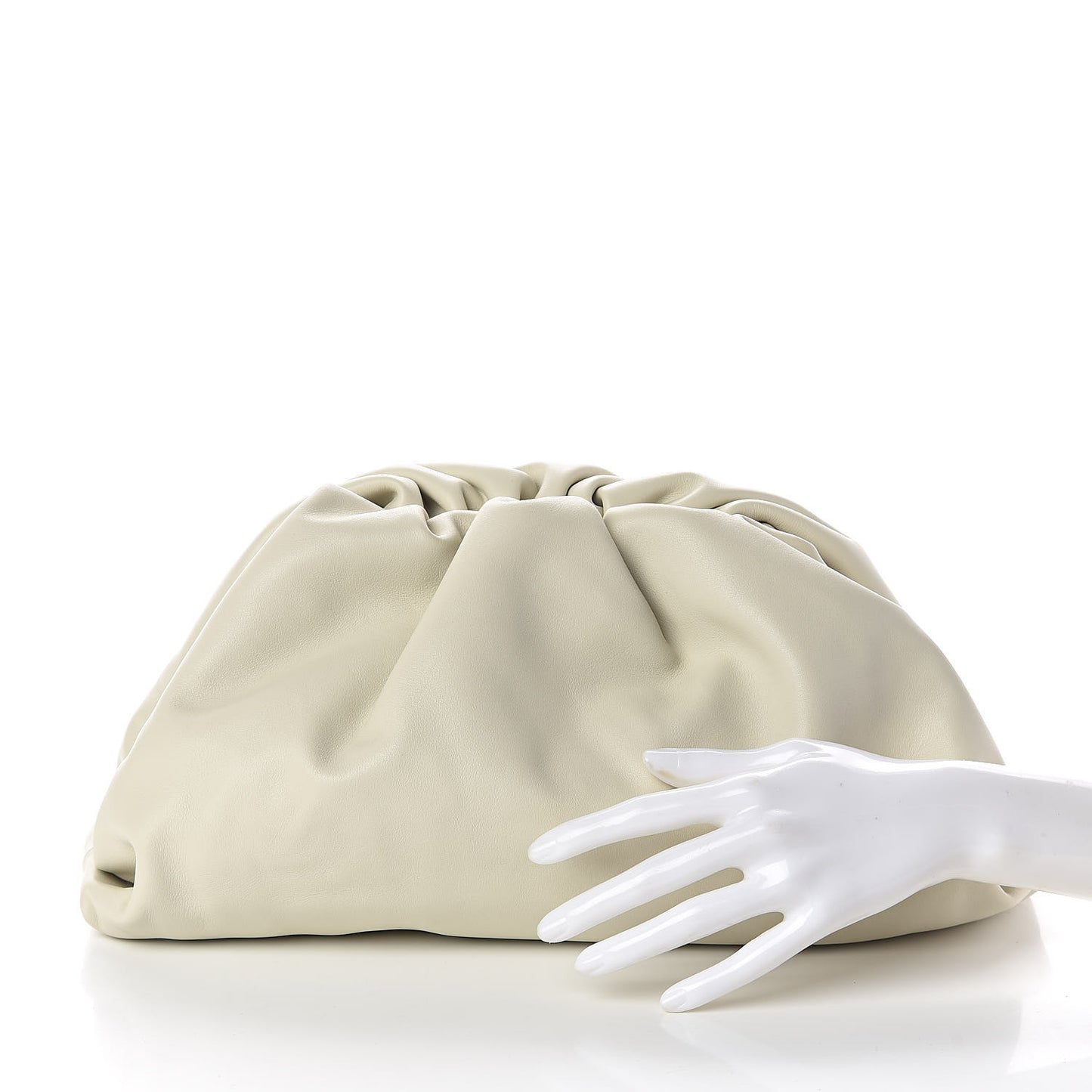 Smooth Butter Calf The Pouch Oversized Clutch Mist
