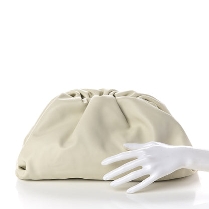 Bottega Veneta Smooth Butter Calf The Pouch Oversized Clutch Mist 2 of 6