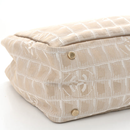 Chanel Nylon Medium Travel Tote Beige 7 of 9