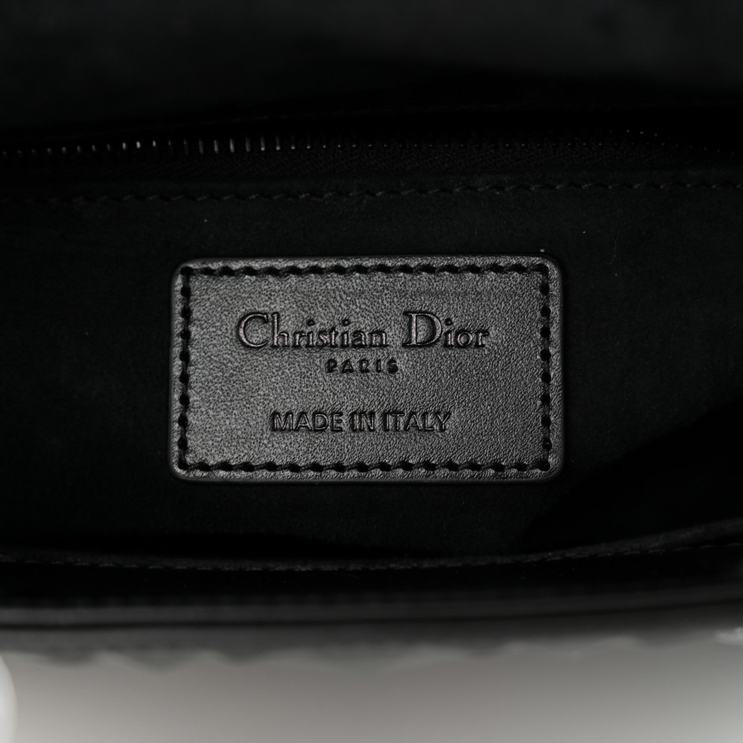 Christian Dior Calfskin Cannage Diamond Small My ABCDior Lady Dior Black 7 of 11