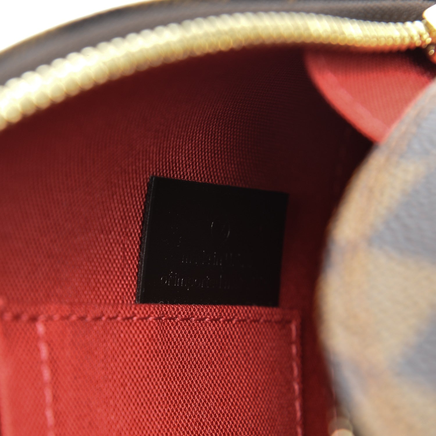 Louis Vuitton Damier Ebene Alma BB 7 of 7