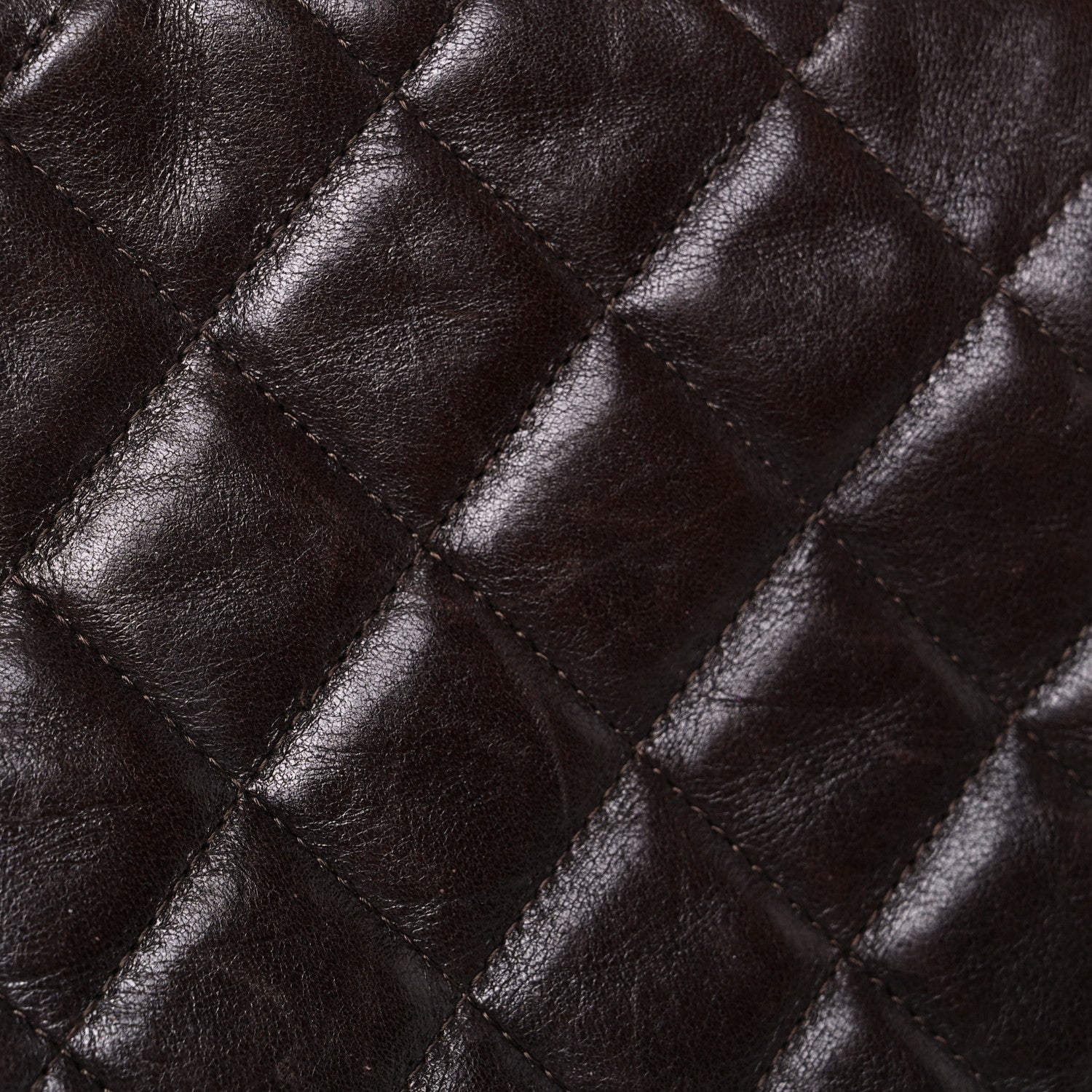 Chanel Washed Lambskin Quilted Jumbo Hybrid Reissue Flap Dark Brown 26 of 27