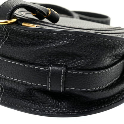 Chloe Calfskin Mini Marcie Round Crossbody Bag Black 10 of 11