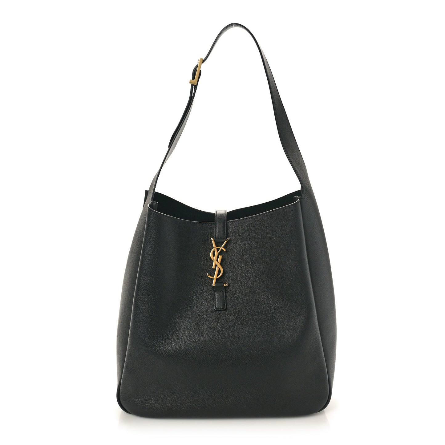 Smooth Calfskin Large Le 5 A 7 Soft Hobo Black
