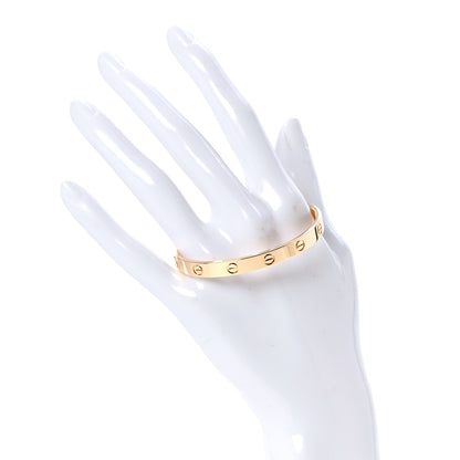 Cartier 18K Yellow Gold LOVE Cuff Bracelet 17 2 of 5