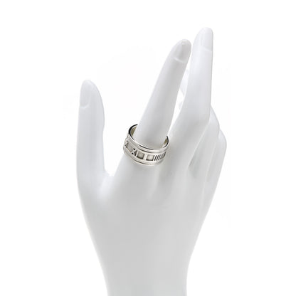 Tiffany Sterling Silver Atlas 12mm Band Ring 65 11 2 of 5