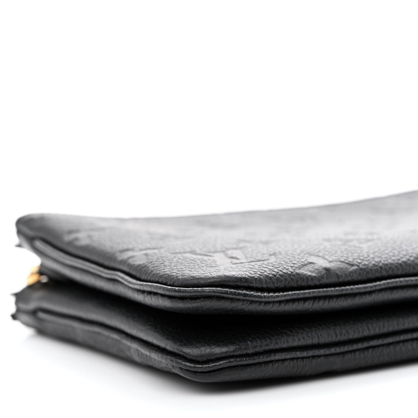 Empreinte Double Zip Pochette Black