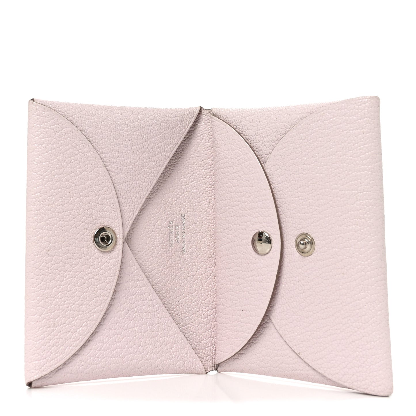 Chevre Mysore Calvi Duo Card Case Mauve Pale