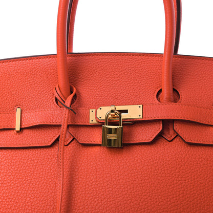 Hermes Togo Birkin 35 Capucine 7 of 14
