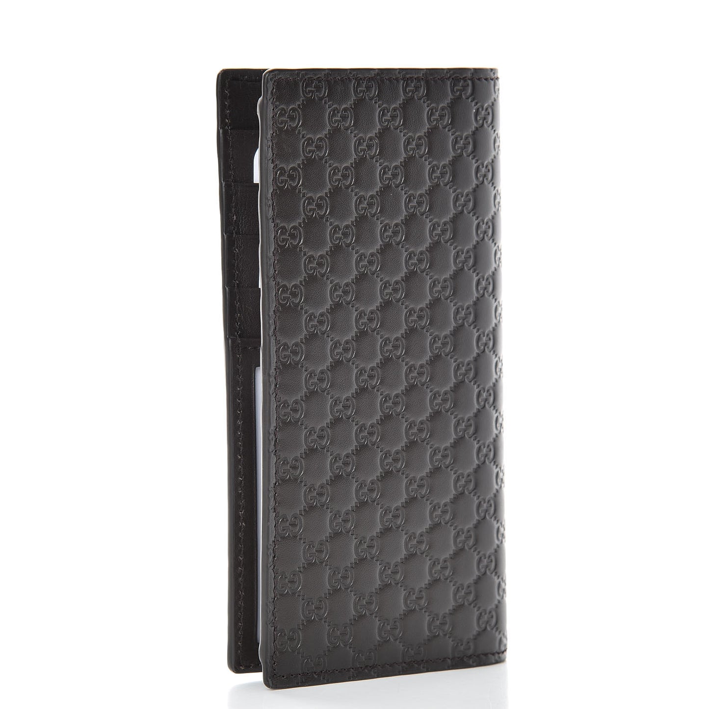 Microguccissima Bi-Fold Organizer Wallet Testa di Moro