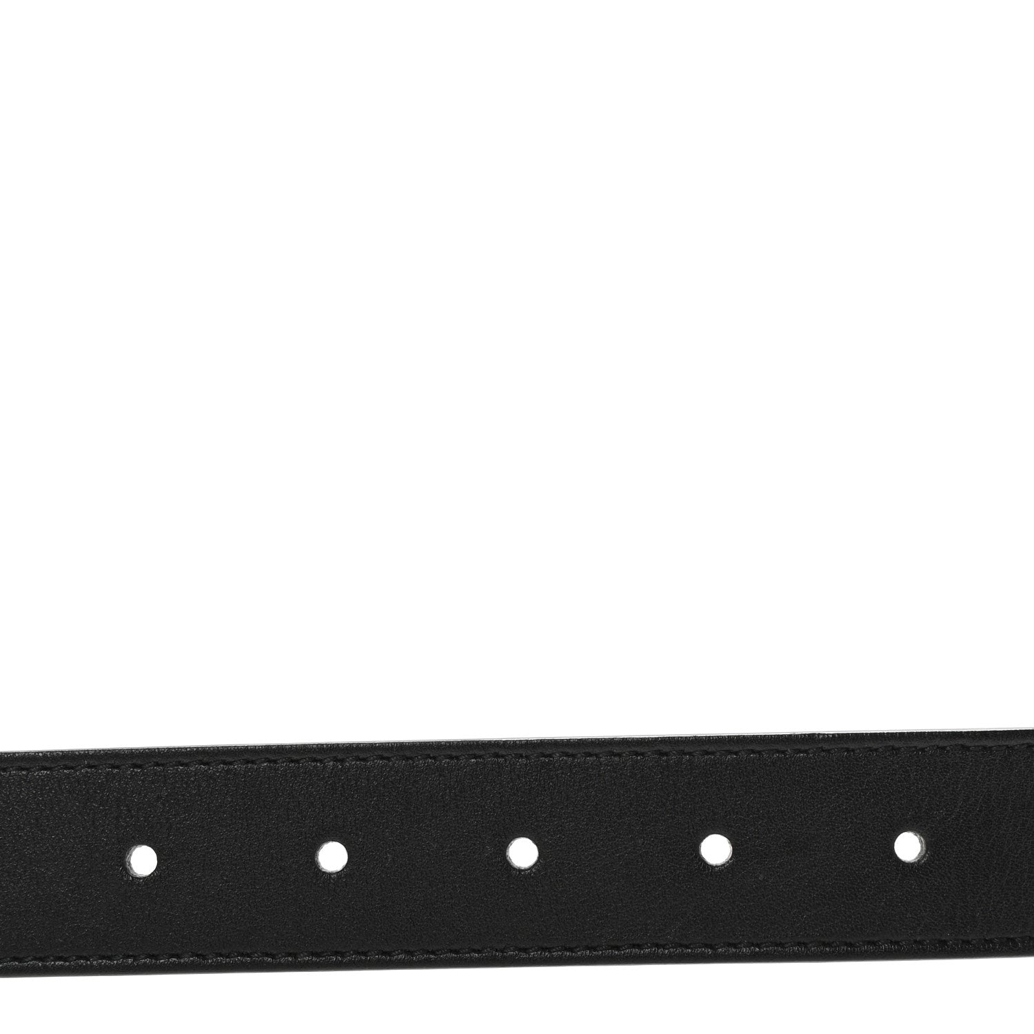 Gucci Calfskin Double G 30mm Belt 90 36 Black 3 of 5