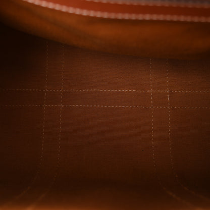 Celine Triomphe Canvas Calfskin Medium Boston Bag Tan 9 of 21