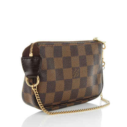 Louis Vuitton Damier Ebene Mini Pochette Accessories 3 of 7