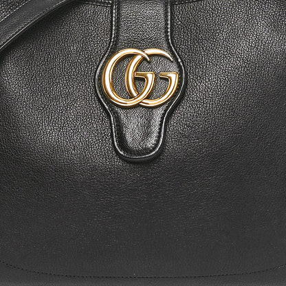 Gucci Goatskin Medium Aphrodite Shoulder Bag Black 9 of 11