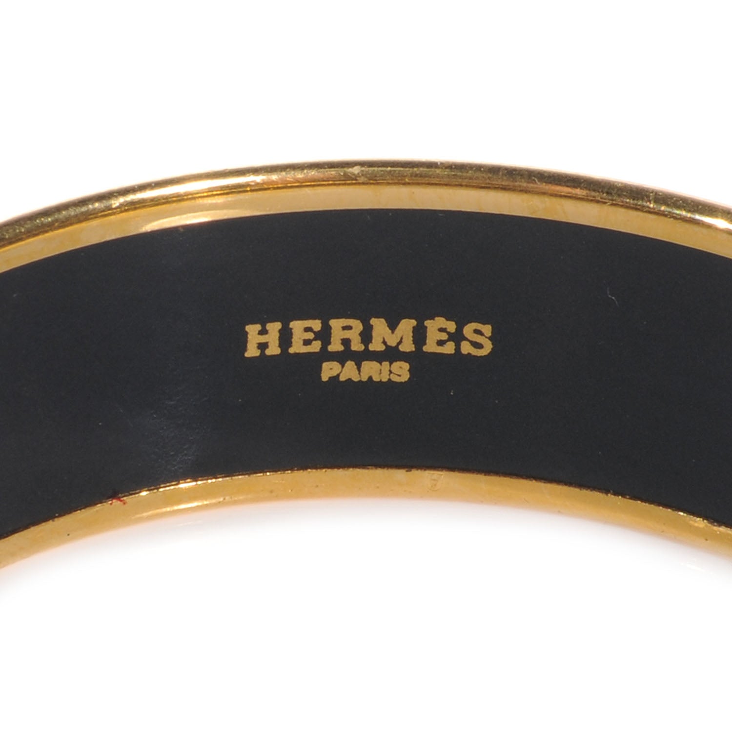 Hermes Enamel Printed Tiger Leopard Wide Bracelet 65 Green 4 of 5