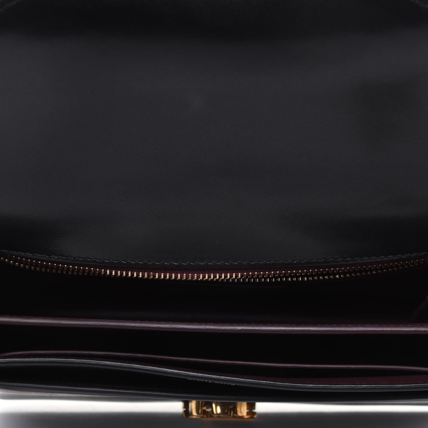 Saint Laurent Smooth Calfskin Monogram Cassandra Clasp Bag Black 5 of 15