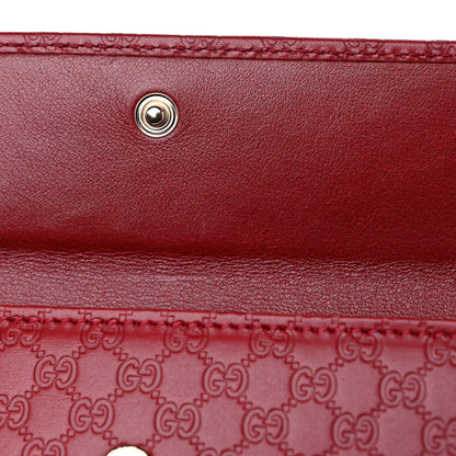 Gucci Soft Microguccissima Continental Zip Wallet Red 12 of 15