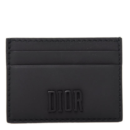 Christian Dior Calfskin D-Fence Card Holder Black 1 of 7