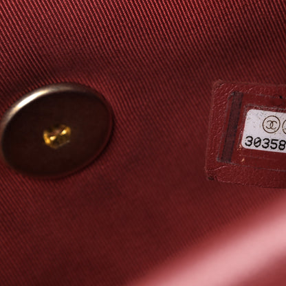 Chanel Goatskin Quilted Medium Chanel 19 Flap Red 8 of 9