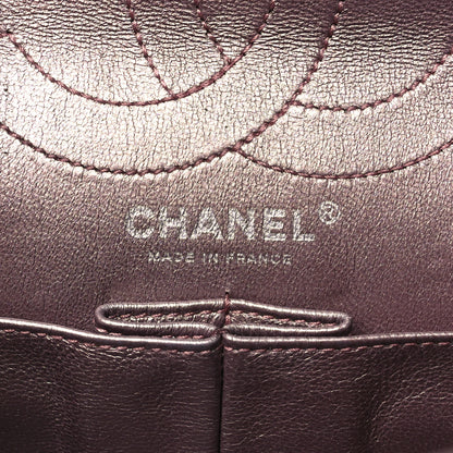 Chanel Metallic Aged Calfskin Quilted 2.55 Reissue 226 Flap Rose Fonce 6 of 11
